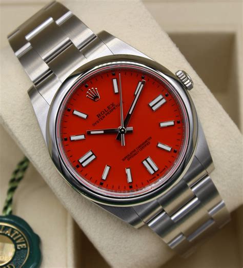 rolex oyster perpetual red